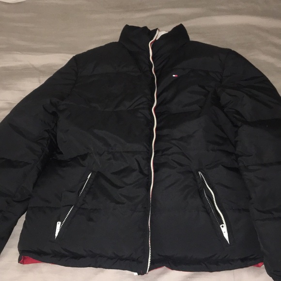 Men’s Tommy Hilfiger reversible puffed coat SIZE L - Picture 5 of 7
